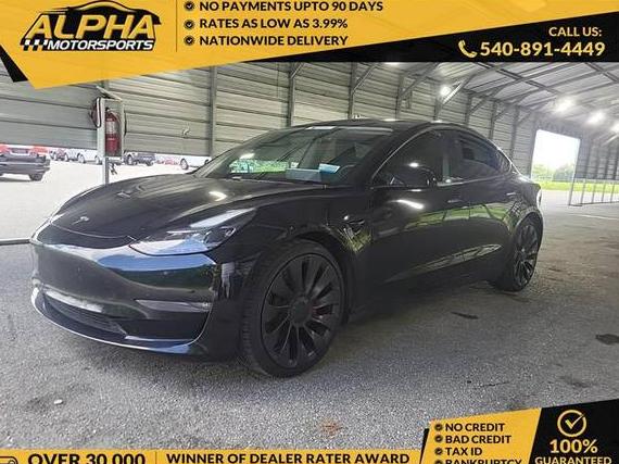 TESLA MODEL 3 2021 5YJ3E1EC7MF981118 image